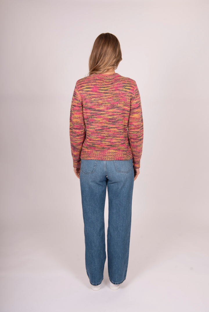 BELLA KNITWEAR SPACE DYE PULLOVER