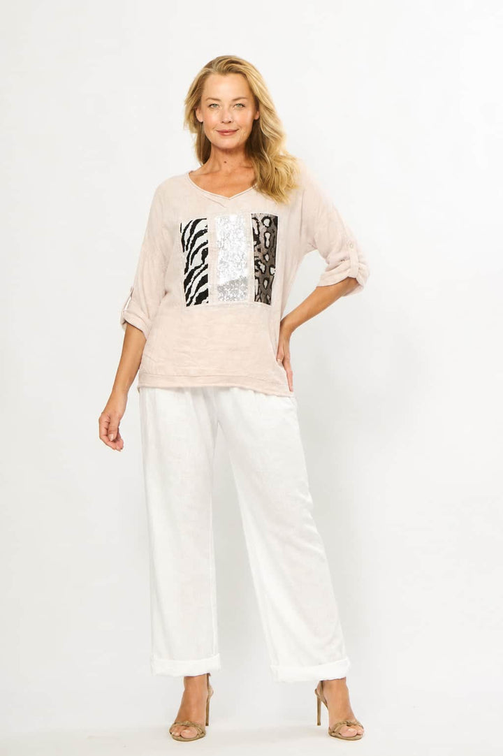 LA STRADA PATCH TOP