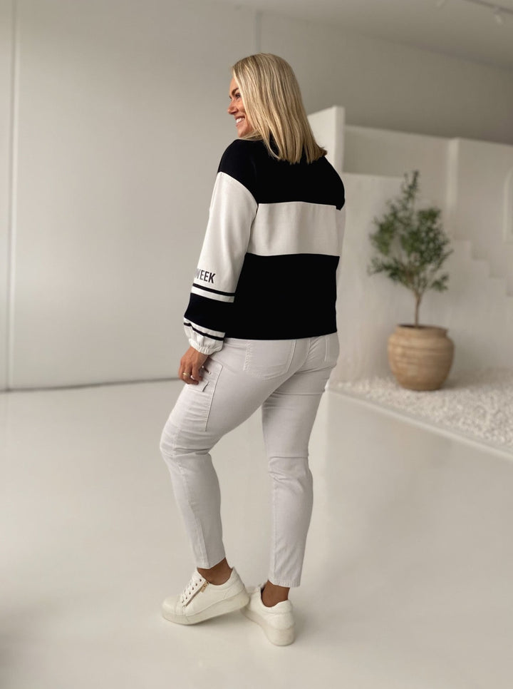 MONARI SPLICED SWEATER