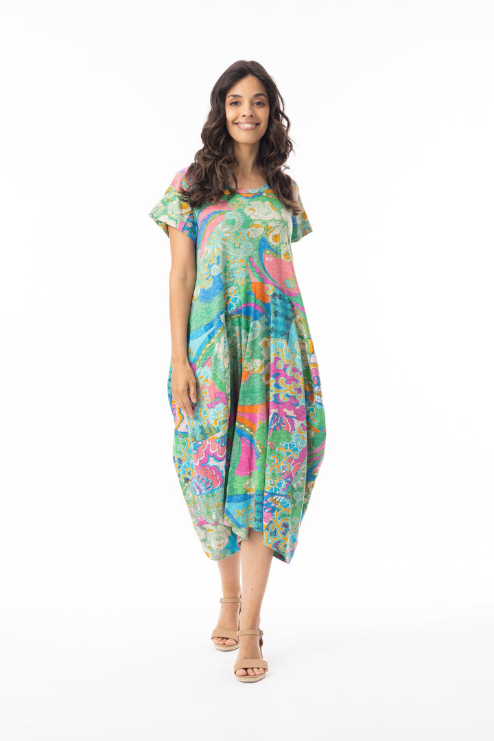 ORIENTIQUE SANTA CRUZ DRESS BUBBLE