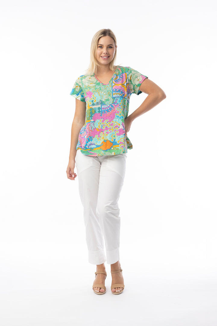 ORIENTIQUE SANTA CRUZ TOP COMTEMPORARY