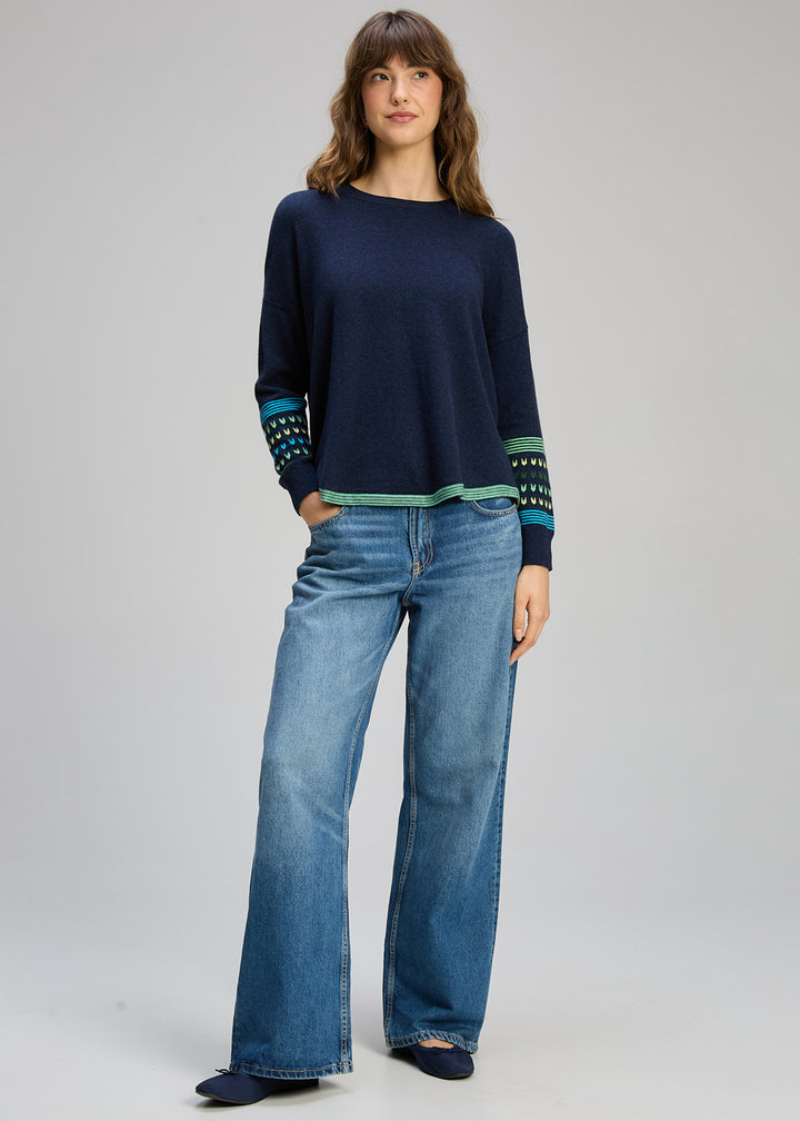ZAKET AND PLOVER TEXTURED SWING JUMPER
