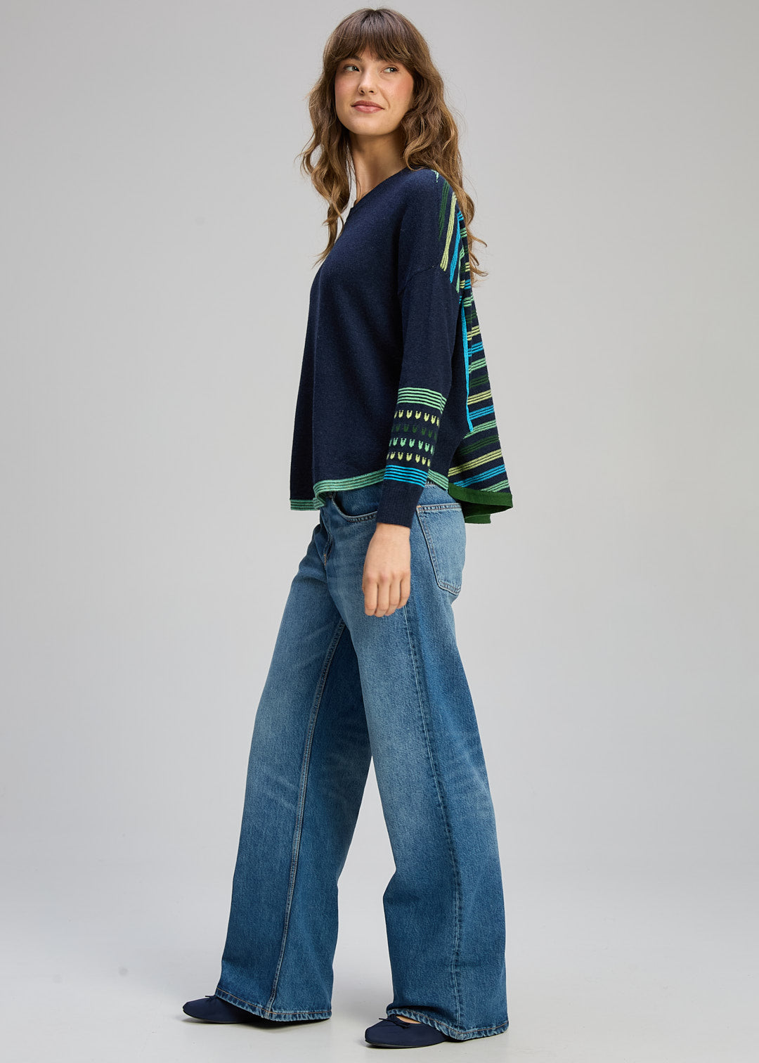 ZAKET AND PLOVER TEXTURED SWING JUMPER