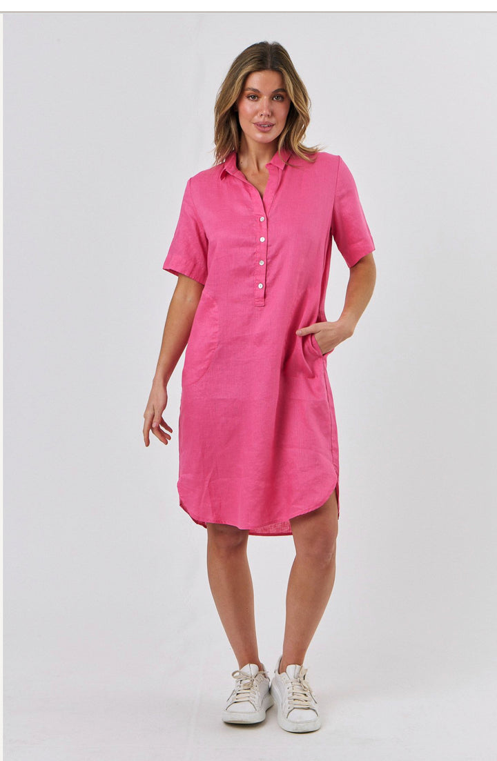 ENVELOPPE COLLAR DRESS