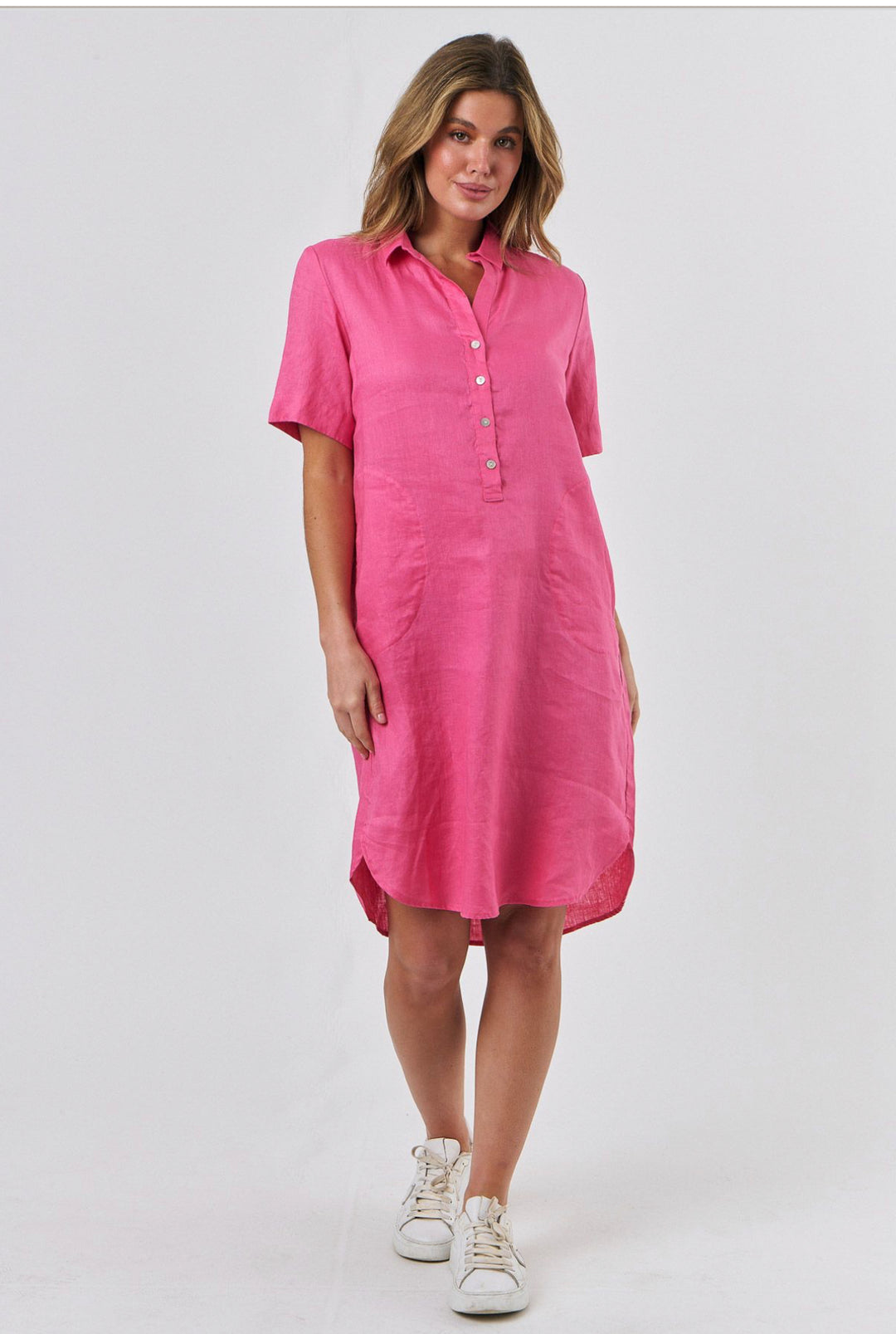 ENVELOPPE COLLAR DRESS