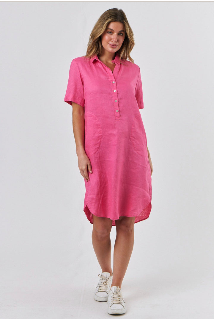 ENVELOPPE COLLAR DRESS