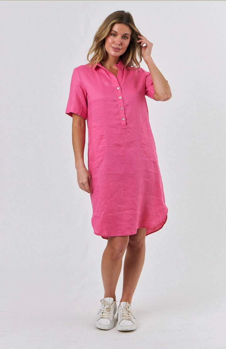 ENVELOPPE COLLAR DRESS