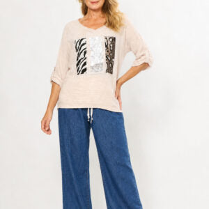 LA STRADA PATCH TOP