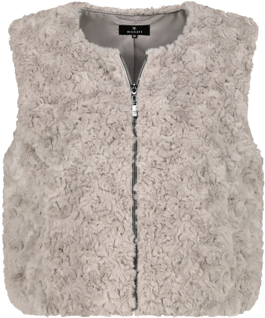 MONARI WAIST COAT FAKE FUR 809163