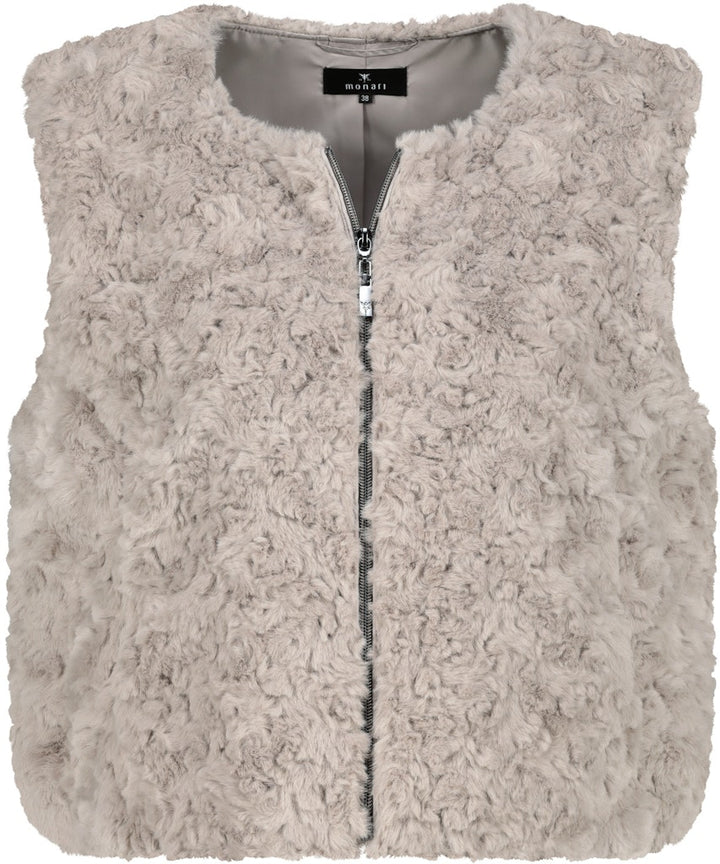 MONARI WAIST COAT FAKE FUR 809163